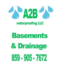 Logo for A2B waterproofing LLC - Home Facebook