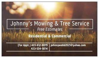 Johnny's Mowing & Tree Service logo