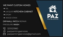 Logo for Paz Painting Services, LLC