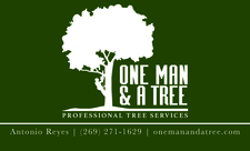 Logo for One Man & A Tree