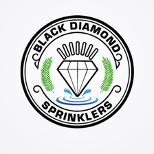 Black Diamond Sprinklers logo