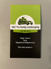 Logo for R&C Tru Family Landscaping
