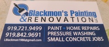 Logo for Blackmon's Painting and Renovation, LLC