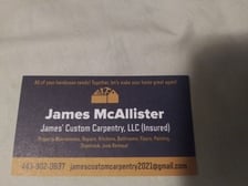 James Custom Carpentry logo