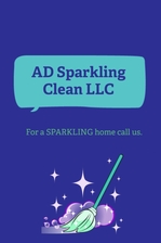 Logo for AD Sparkling Clean LLC