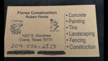 Logo for Flores Construction