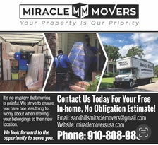 Logo for Miracle Movers of the Sandhills