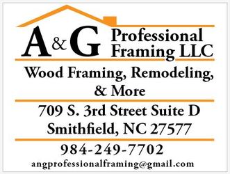 A & G Professional Framing, LLC logo