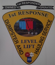 Logo for 1st Response Dumpster & Hauling Service