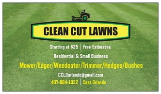 Clean Cut Lawns logo