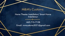 Logo for M&Ms Customs