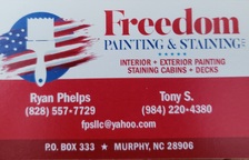Freedom Painting and Staining logo