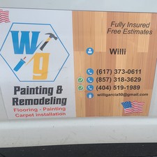 Wg remodeling floors and painting logo