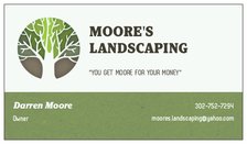 Moore's Landscaping logo
