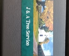 J&A tree service logo