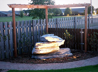 Backyard Landscape 1 Pictures and Photos