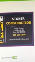 Stoker Construction logo