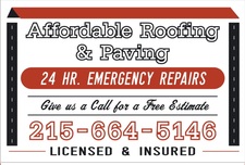 Logo for Affordable Roofing & Paving