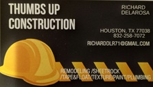 Thumbs Up Construction logo