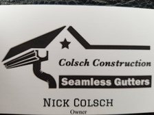 Colsch Construction Seamless Gutters  Facebook logo