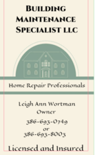 Logo for Building Maintenance Specialist LLC