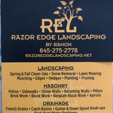 Razor Edge Landscaping logo