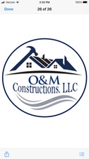 Logo for O&M Constructions, LLC
