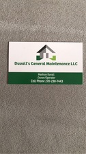 Logo for Duvall's General Maintenance, LLC