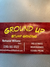 Ground Up Stump Grinding logo