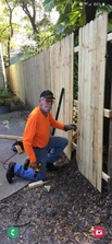 Earth friendly lawn svc & fence logo