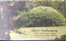 Jose's Landscaping - Unlicensed Contractor logo