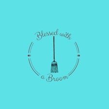 Logo for Blessed With A Broom Cleaning Service