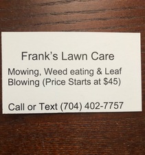 Franks Lawncare logo