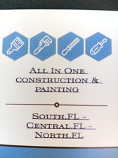 All In One Construction & Painting logo
