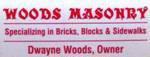 Woods Masonry logo
