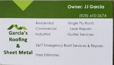 Logo for Garcia's Roofing