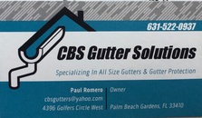 Logo for CBS Gutter Solutions