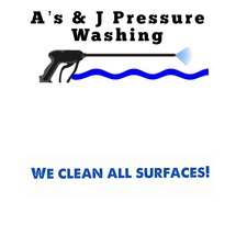Logo for A's & J's Pressure Washing