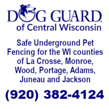 Logo for DOG GUARD  Central Wisconsin