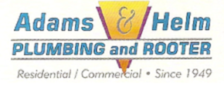 Logo for Adams & Helm Plumbing
