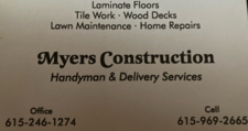 Myers Construction logo