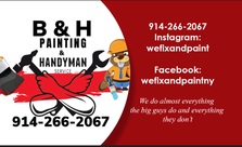 Logo for B&H Painting and Handyman Service