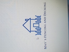 Logo for May's Fencing and Decking, LLC