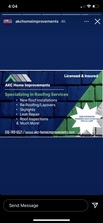 Akc home improvements logo