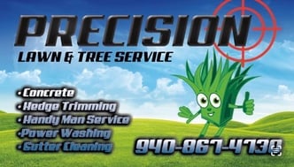 Precision Lawn & Tree Service logo