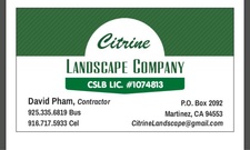 Logo for Citrine Landscape Company