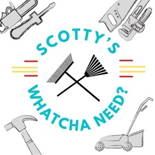 Logo for Scotty's, Whatcha Need?