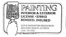 Gerard Duprat Painting logo