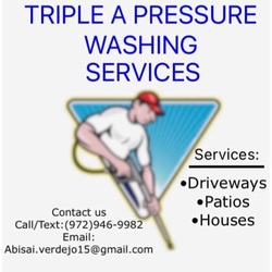 Triple A Pressure Washing Services logo