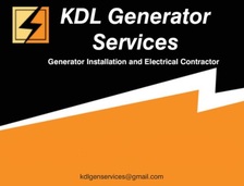 Logo for KDL Generator Services, LLC